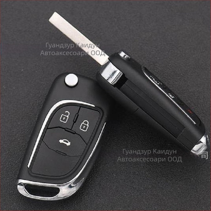 Корпус за сгъваем ключ Retrofit — интелигентно сгъване; ABS корпус; ключово острие от чист мед; произход Китай; тегло 0.08; без дистанционно управление