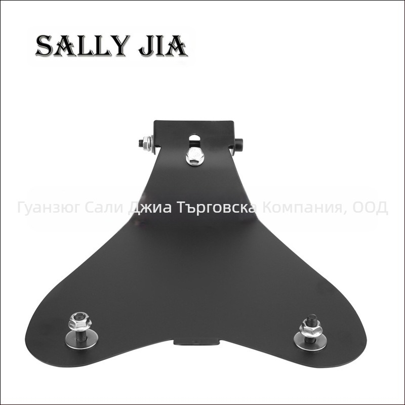 Основа за седло Harley Cruiser с пружинено кожено седло, едноместна седална подложка, модел 01