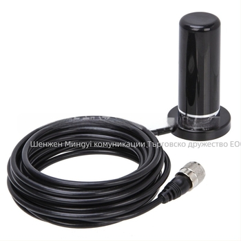 Автомобилна антена за радиокомуникации със вакуумна чашка, двойна честота 144/430 MHz, обхват 10–50 км, без батерия, за комуникации