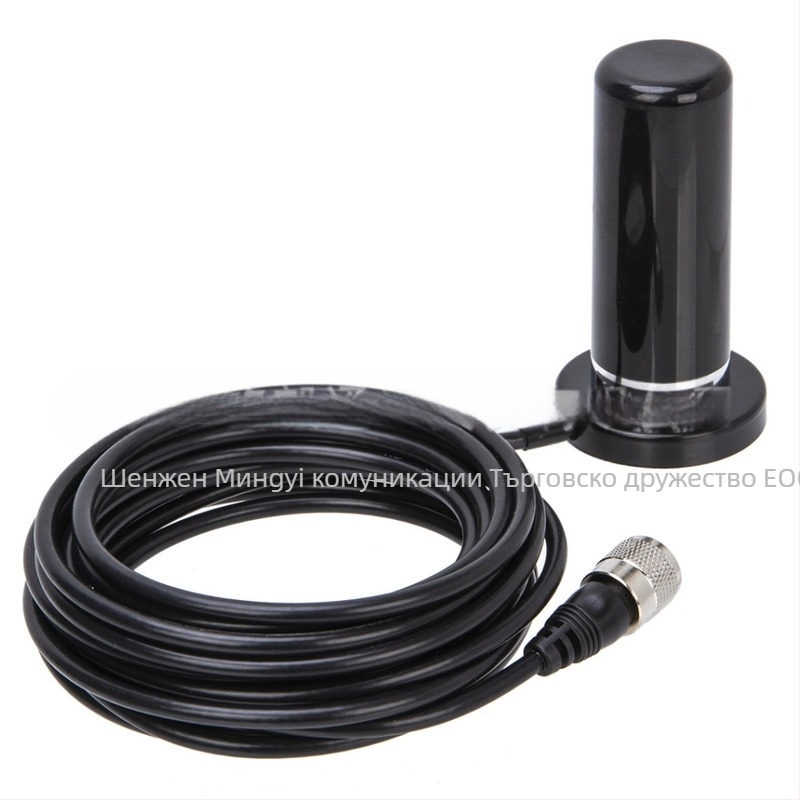 Автомобилна антена за радиокомуникации със вакуумна чашка, двойна честота 144/430 MHz, обхват 10–50 км, без батерия, за комуникации