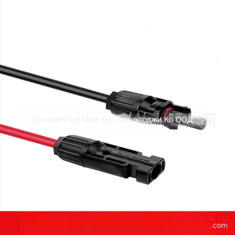 MC4 към MC4 удължителен кабел за слънчеви системи, 10 AWG кабел с висока мощност за мобилно съхранение на енергия