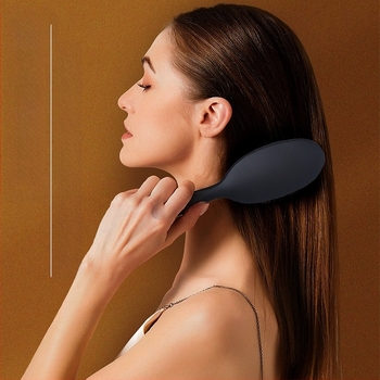 Гребен с овална плоча, ABS материал, въздушна подложка, масаж на скалпа