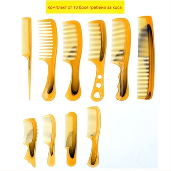 Пластмасов гребен Spring blossoms, издръжлив и преносим за ежедневна употреба