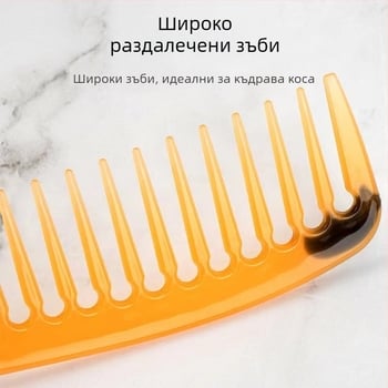 Пластмасов гребен Spring blossoms, издръжлив и преносим за ежедневна употреба