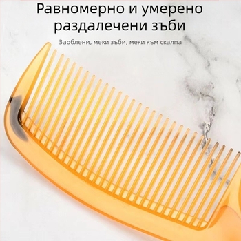 Пластмасов гребен Spring blossoms, издръжлив и преносим за ежедневна употреба