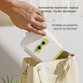 Детски преносим двустранен сгъваем комплект за четки за бутилки – мултифункционални почистващи четки, силиконова четка за чаши и кутия за съхранение