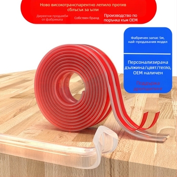 Защитна лента за ръба на масата за деца, самозалепваща, Can Protect, дължина 1 м, опаковка 1000 м, авторизирани частни марки: Да