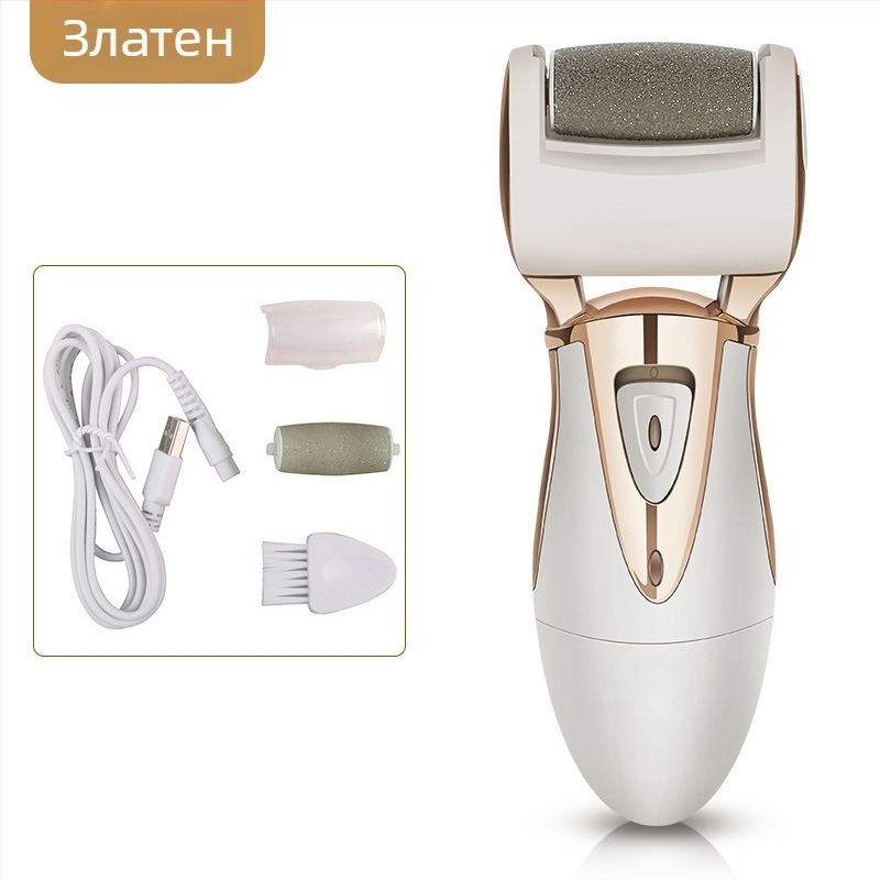 Електрически файл за крака JD505R – премахва мъртвата кожа и мазоли, педикюр за крака, 5W мощност, напълно измиваем корпус (JD505R, 5W, напълно измиваем корпус)