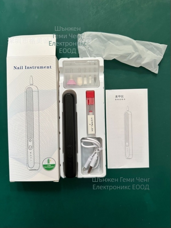 Портативна акумулаторна фреза за нокти – пен-тип електрическа фреза за нокти, модел M6, OEM марка, Шънжен, Гуандонг