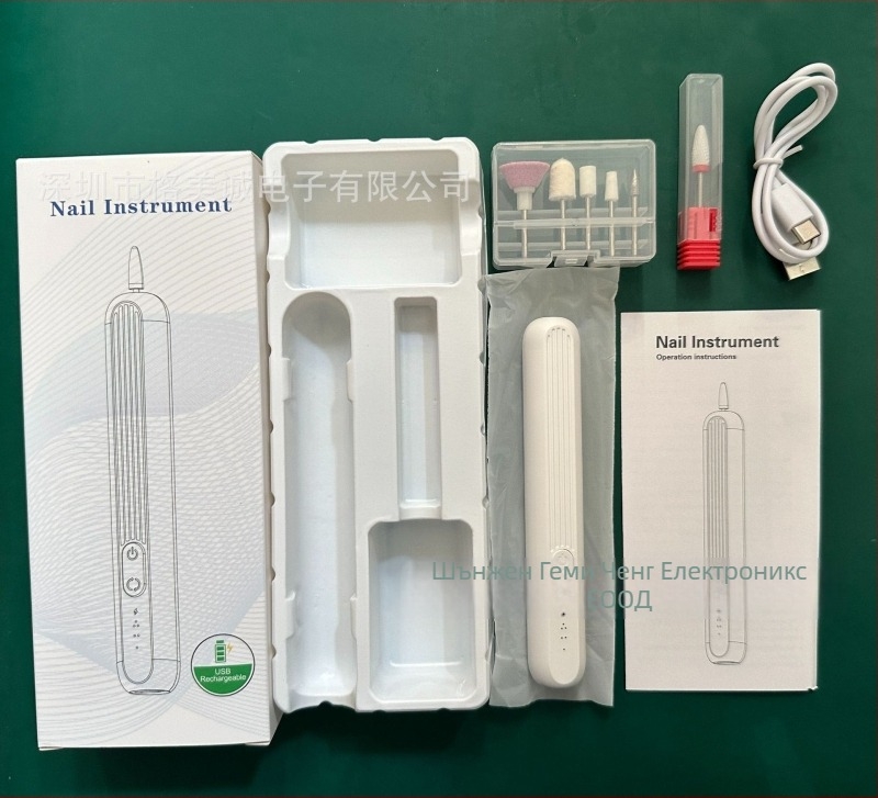 Портативна акумулаторна фреза за нокти – пен-тип електрическа фреза за нокти, модел M6, OEM марка, Шънжен, Гуандонг