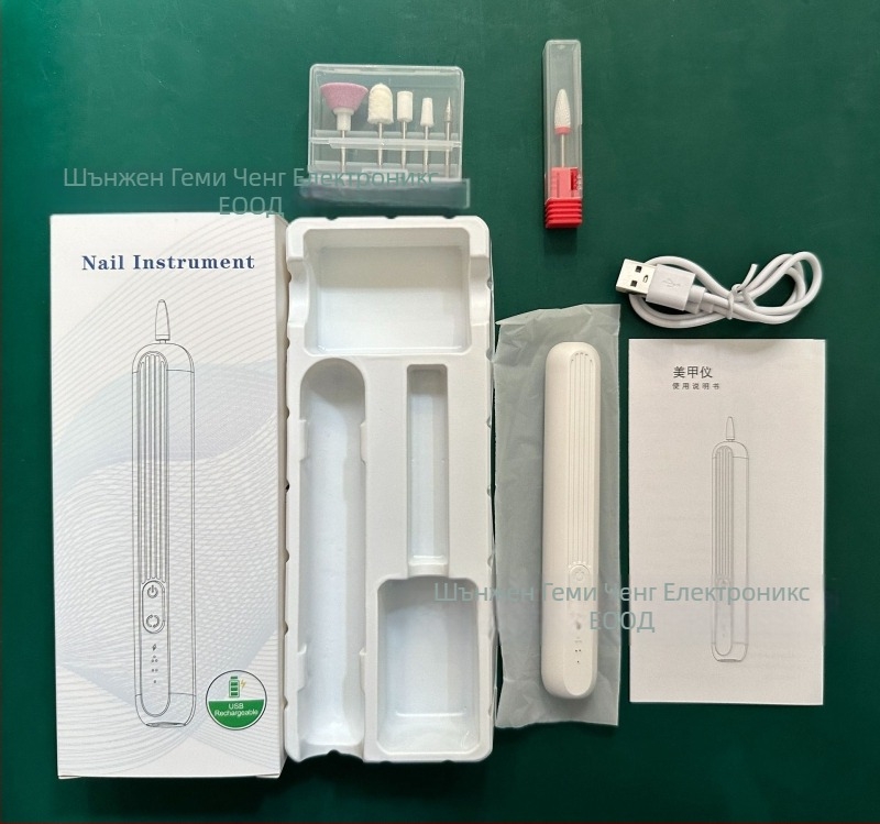 Портативна акумулаторна фреза за нокти – пен-тип електрическа фреза за нокти, модел M6, OEM марка, Шънжен, Гуандонг