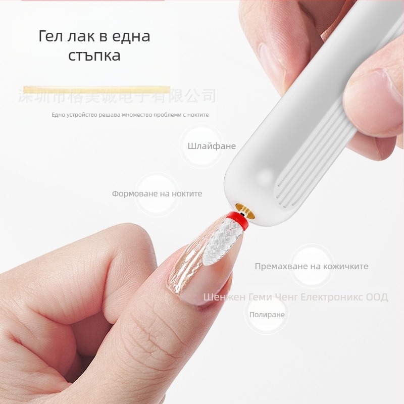 Портативна акумулаторна фреза за нокти – пен-тип електрическа фреза за нокти, модел M6, OEM марка, Шънжен, Гуандонг