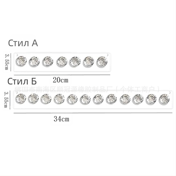 Акрилна стенна витрина за бижута – едноетажна, държач за огърлици, гривни и обици, лазерно обработване, есен 2024