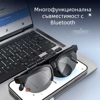 Безжични Bluetooth очила със слушалки XG88PRO, Bluetooth 5.3, обхват до 10 м, стерео звук, 4–8 ч работа, PC+ABS