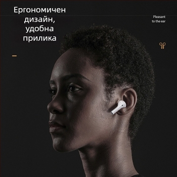 Bluetooth TWS безжични слушалки за ухо, Bluetooth 5.0, обхват 10 м, батерия 4–8 ч, IPX5 водоустойчиви, стерео