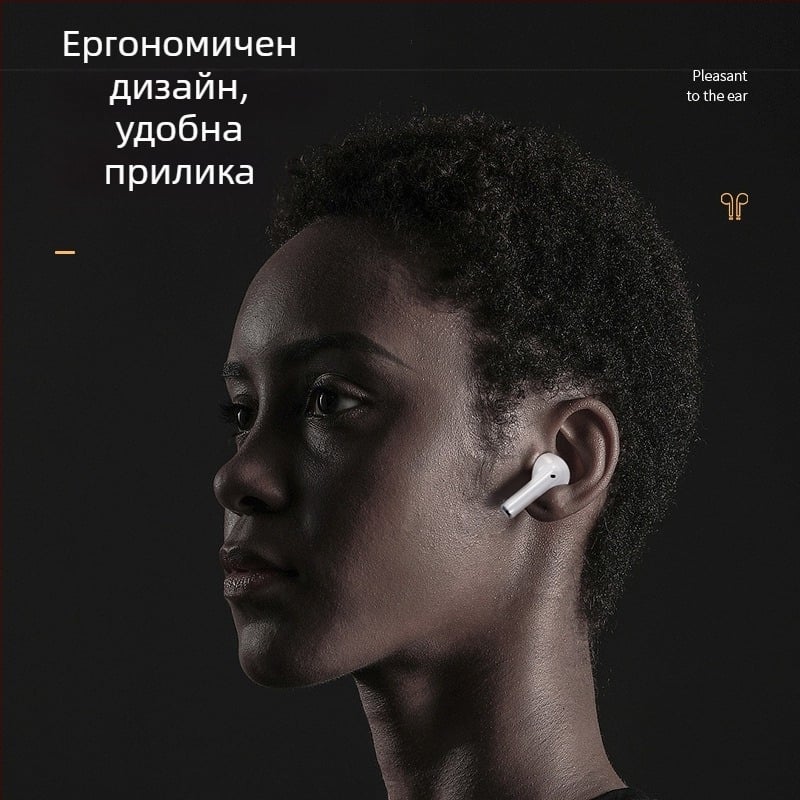 Bluetooth TWS безжични слушалки за ухо, Bluetooth 5.0, обхват 10 м, батерия 4–8 ч, IPX5 водоустойчиви, стерео