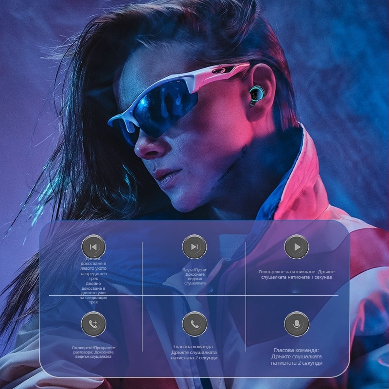 Безжични Bluetooth слушалки за уши, ниска латентност за е-спортове, дишаща светлина, дълъг живот на батерията (Bluetooth 5.0, In-ear, Esports Low Latency, Breathing Light, Long Battery Life)