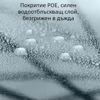 Чадър с дълга дръжка и прав стебло, PVC плат 190t, 16 стоманени ребра, ръчно отваряне, печат на лого и възможност за персонализация