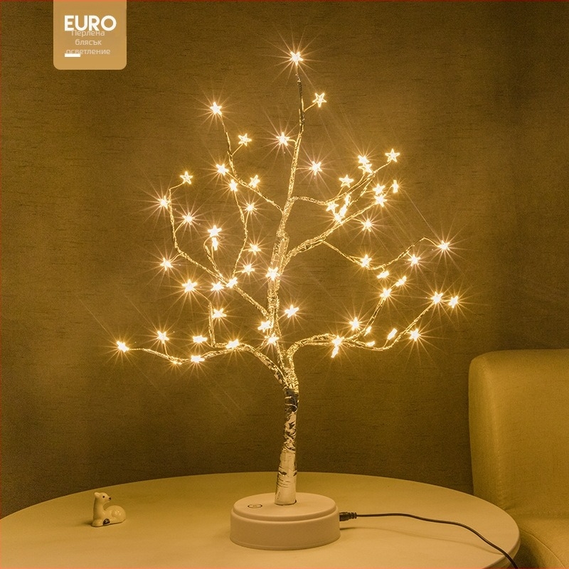 LED снежинка коледни светлини за домашен и хотелски декор, USB захранване, 4.5V вход, IP43, регулируеми, Sanan Optoelectronics