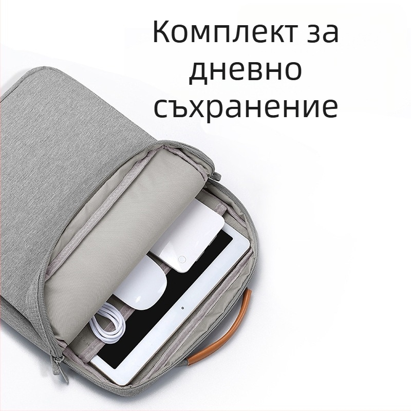 Чанта през рамо за таблети, урбан стил, полиестер, дишаща, водоустойчива, износоустойчива, памучна подплата