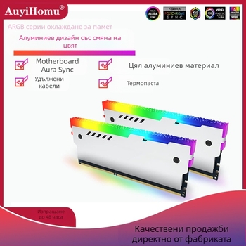 Паметова луминесцентна охладителна жилетка с ARGB синхронизация, 5V 3-пинов интерфейс, модел HXK-00023