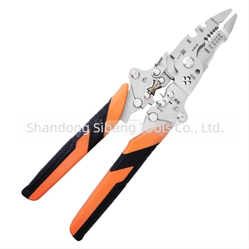 Индустриални сгъваеми мултифункционални клещи за премахване на изолацията, 12 в 1 — Zhuan Yi; сгъваеми; V-образна форма; тегло 0.192 кг