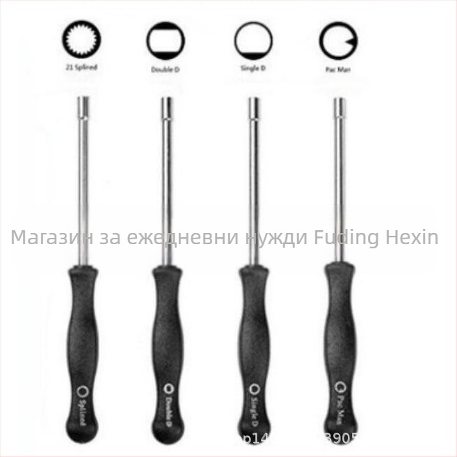 LISM комплект карбураторни отвертки за прецизна настройка, никел-хромова неръждаема стомана, изолиран, не магнитен, тегло 0.1