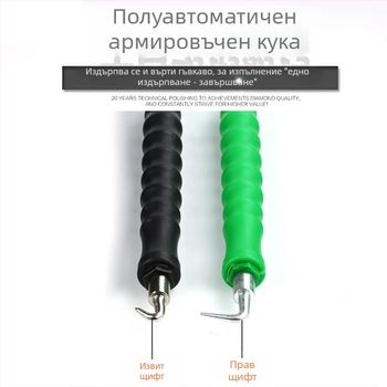 Арматурна кука за връзване, straight-pull и telescopic дизайн, неръждаема стомана