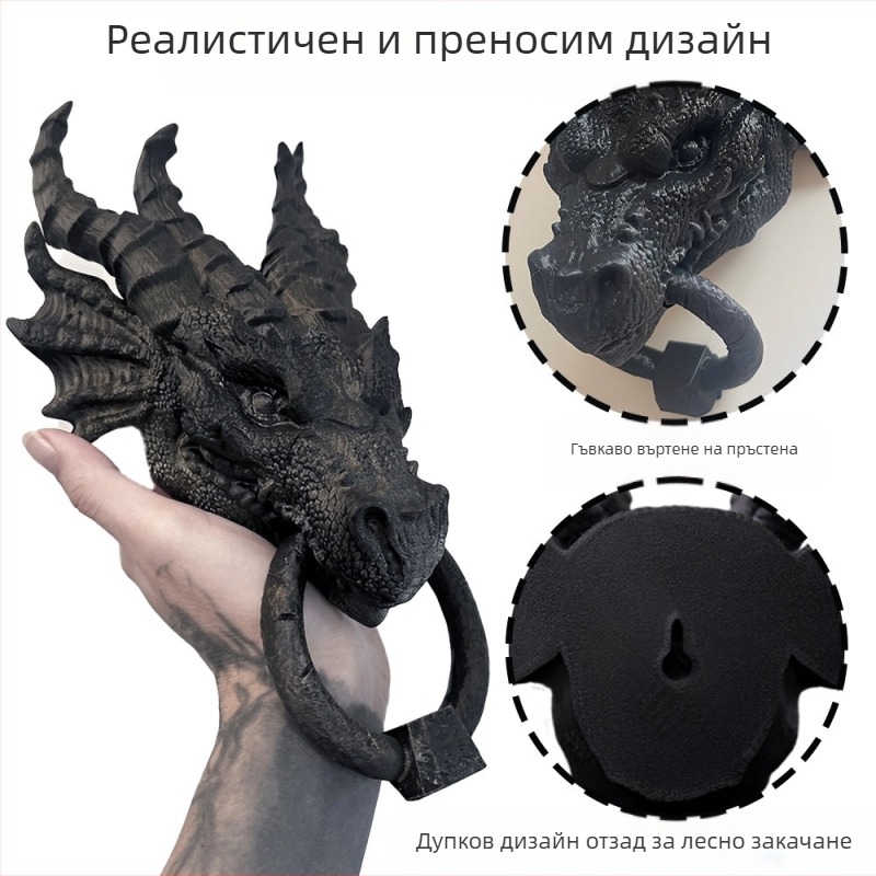 Готическа статуя от смола за врата – класическа декоративна фигура за стена, подходящ подарък за парти събирания
