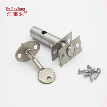 Стоманено заключване за врата на шахта с скрит кръстовиден ключ, модел 001, за метални, дървени и противопожарни врати.