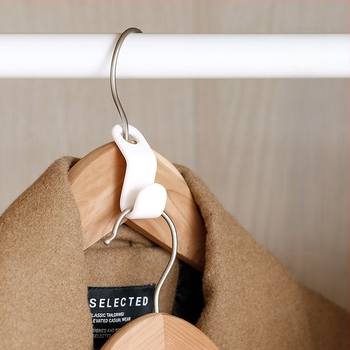 Закачалка-кука за дрехи, ABS материал, японски стил, единична кука, носимост до 2 кг, пакет от 5 броя, марка SJIAYP