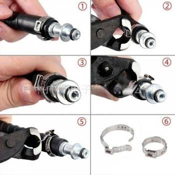 Кламп-плоскогубци YULIN, номинален диаметър 1, затягащ диаметър 1, обхват 7–21