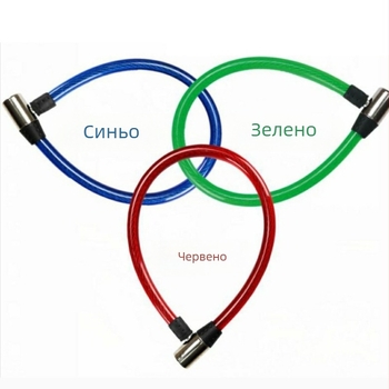 Ключалка с пръстеновидна форма за велосипеди и мотоциклети със стоманено въже | Mingchuang частна марка, без внос