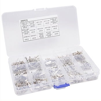 Galaxy Valley автомобилен конектор, меден 1-пинов кримп терминал за автомобилна електроника