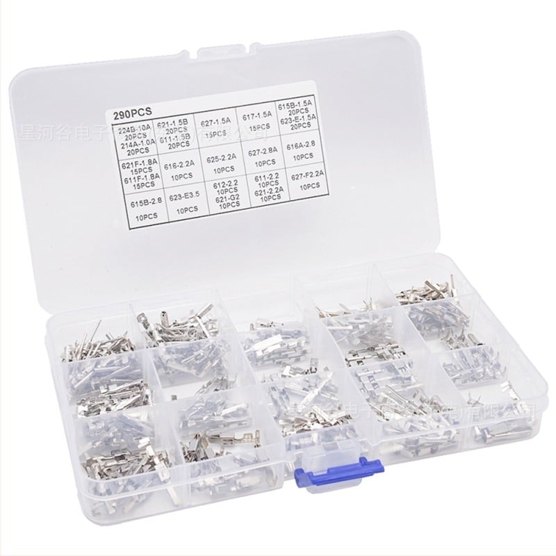 Galaxy Valley автомобилен конектор, меден 1-пинов кримп терминал за автомобилна електроника