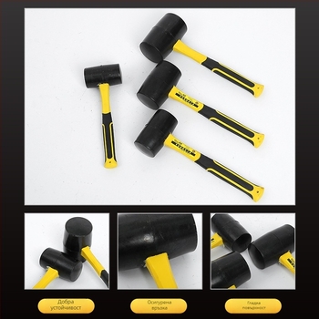 Резинов чук за монтаж на порцеланови плочки, удароустойчив гумен накрайник, марка Yingsheng