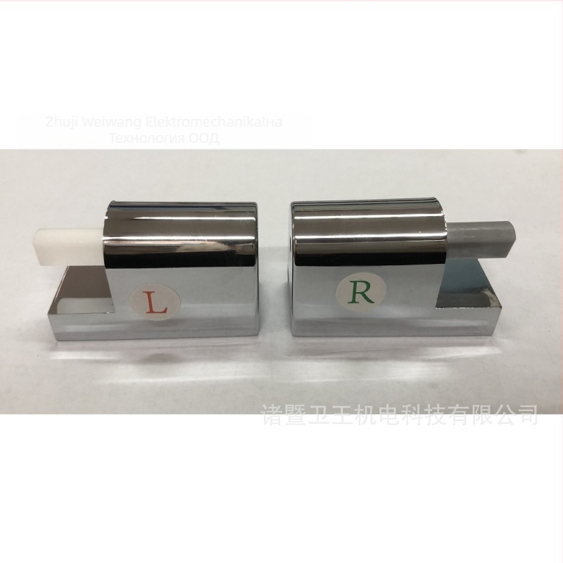 Панта за капак на тоалетна с бавно затваряне, цинков сплав, квадратен корпус