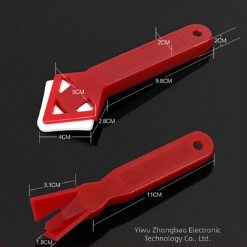 Комплект от 2 броя ъглови скрепери за фуги на плочки (пластмаса)