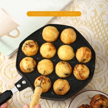 Тиган за пържене - алуминиев, с незалепващо покритие, едно дъно, подходящ за газова печка