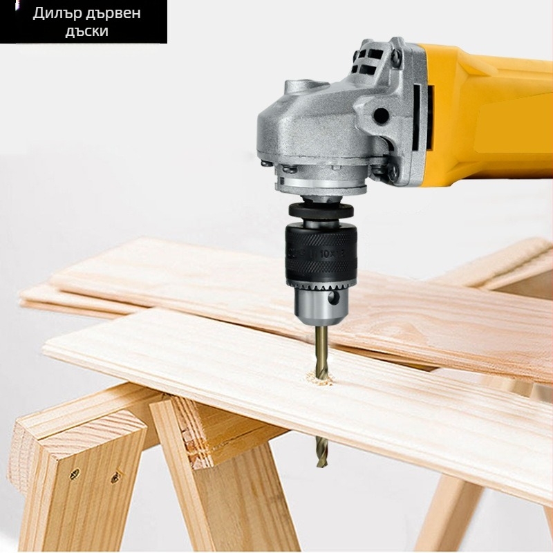 100-модел конверсионна глава за ъглошлайф, тричелюстен патрон, високоуглеродна стомана