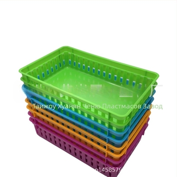 Пластмасова квадратна кошница за съхранение, прост и модерен стил, за кухня и настолно съхранение