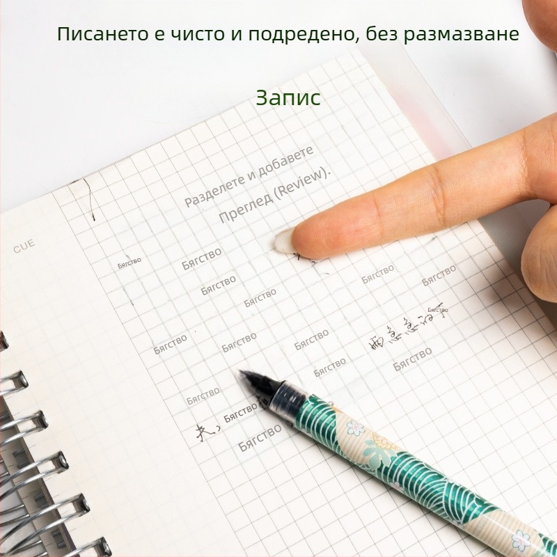 Гел писалка – Hemu, пластмасов корпус, връх от неръждаема стомана, не може да се изтрие