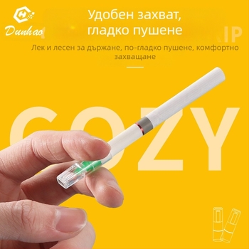 Еднократен акрилен филтър за цигари с микропореста филтрация, унисекс; Материал: Акрил; Еднократен: Да; Печат на лого: Да; Персонализация: Да; Частна марка: Да