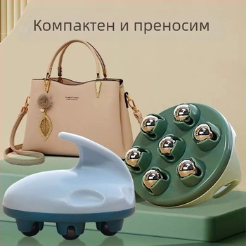 USB масажор за цялото тяло с инфрачервена терапия, механично управление, въведен през 2024 г.