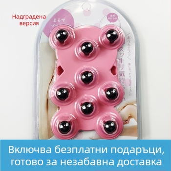 Колан за масаж на главата TT-309 — магнитни масажни перли, Mechanично управление и безстепенно регулиране на скоростта