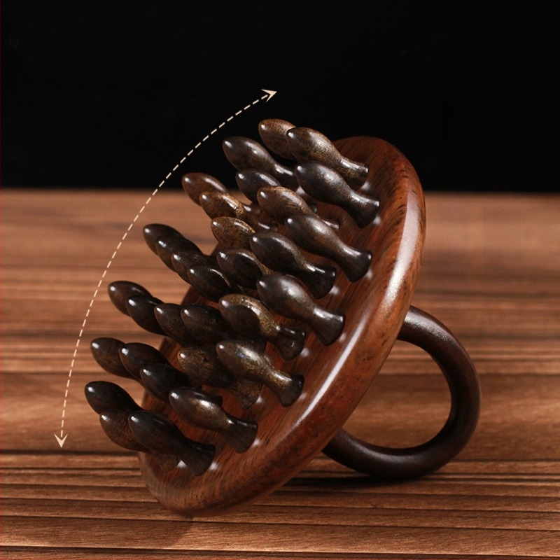 Дървен масажен гребен за коса – за широк кръг потребители, без внос