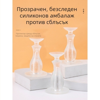 PVC стопер за врати, стенен монтаж, Regular модел, модерен минималистичен стил