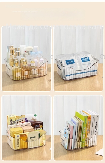 Офисен пластмасов правоъгълен табурет за обувки, мултифункционална опора за крака под бюрото