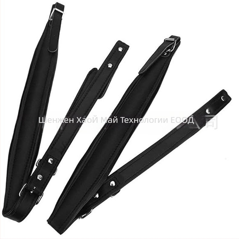 Кожена презрамка за акордеон тип пиано - регулируема, водонепроницаема, модел HYM983