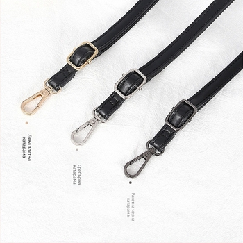 Презрамка за чанти, регулируема, PU кожа, тънък дизайн, за малки чанти, стил градска простота